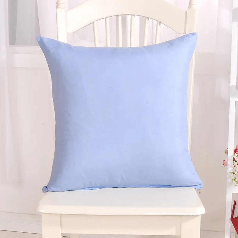 Simple Candy Color Throw Pillow Case For Sofa Solid Color Cushion Cover Home Decorative Pillowcase Car Seat Cushion Cover