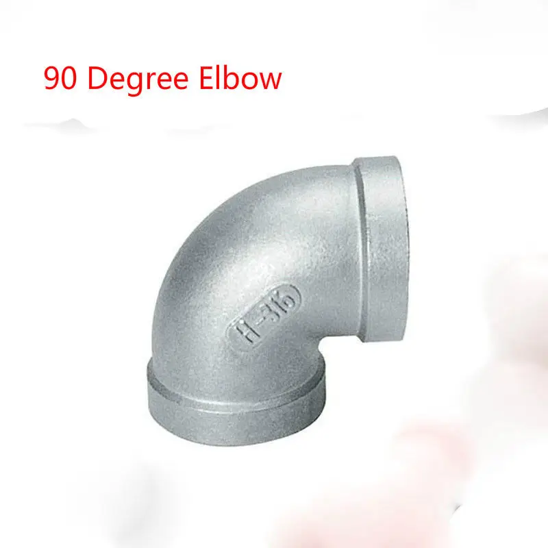 90 Degree Elbow BSP Elbow Pipe Fitting 304 Stainless Steel DN8-DN50