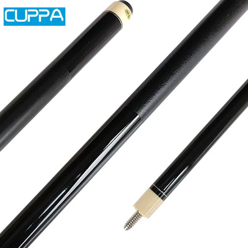 

2018 New Pool Cues Billiard Stick 12.75mm Tip Linen Thread Wrap Handle Orange Black Color