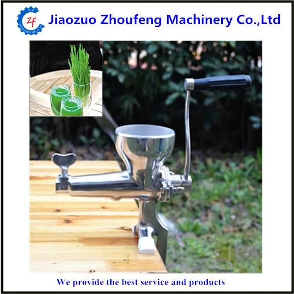 304 Stainless steel manual wheatgrass fruit vegetable juicer juice extractor juicing machine