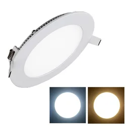 Ultra cienka konstrukcja 25W oprawa LED wpuszczana W sufit downlight/okrągłe lub kwadratowy panel światło 225mm, 1 sztuk/partia darmowa wysyłka