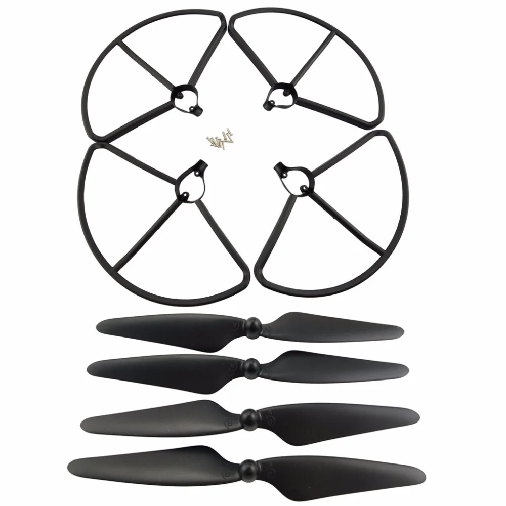 Hubsan H501S Propellers Guards Set 4 Pair CW CCW Blades with Mounting Screws Replacement Parts for RC Drones Quadcopters