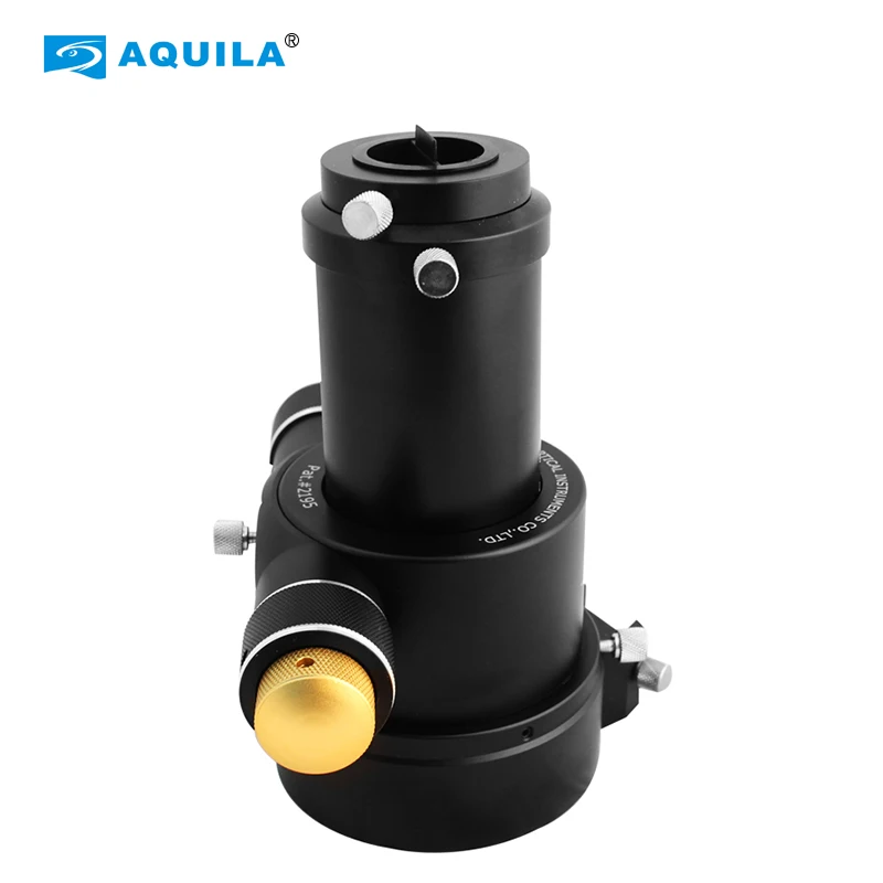 AQUILA 2inch Double Speed Focuser M94.5x1 360degree Rotate Focus Seat 0-70mm 1:10 for Refractors Telescope+1.25