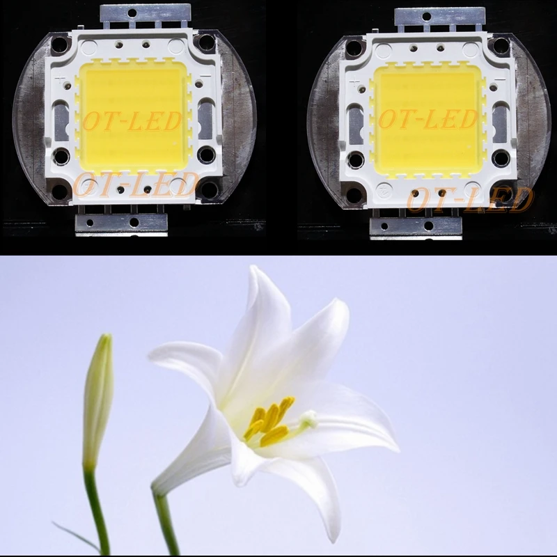 White Full Spectrum LED Chip 6500K & 380-780nm 1W 3W 5W 10W 20W 30W 50W 100W Aquarium Plant Grow Light Source Epistar Diodes