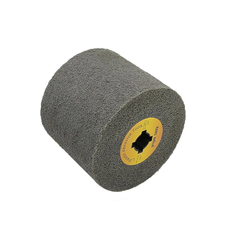 1 piece 122*100*19mm Non-woven Unitized Polishing Wheel Nylon Fiber Wire Drawing Wheel