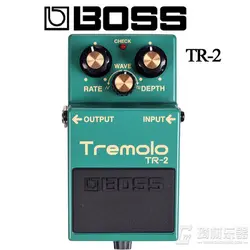 Boss Audio TR-2 Vintage Tremolo Pedal with Rate, Depth, and Wave Controls with Free Bonus Pedal Case