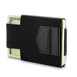 Super Slim Elastic Card Holder Credit Card Case Minimalist Wallet Leather Coins Purse for Men Women Pocket Men Wallets