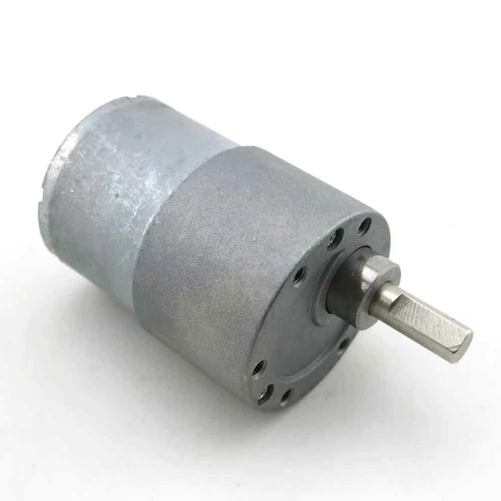 37-type gear motor, robot deceleration motor, model motor, DIY four-wheel drive making parts, 12v motor