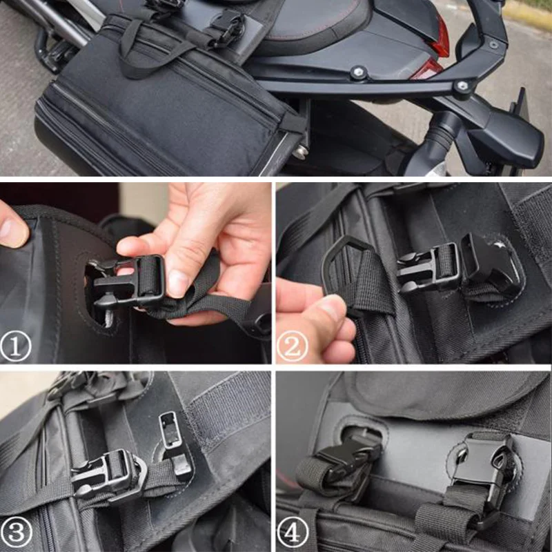 Neue Motorradhelm-Reisetaschen, Koffer, Satteltaschen und Regenmantel, Moto, wasserdicht, Rennen, für K/TM PIAGGIO Aprilia Motor – Detail 5
