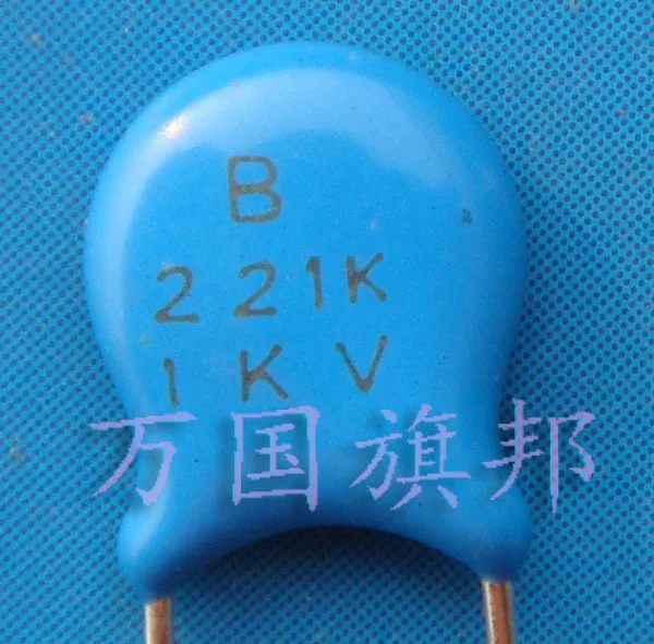 Free Delivery. 221 1000 v high voltage ceramic capacitors 1 kv 40 only 2 yuan