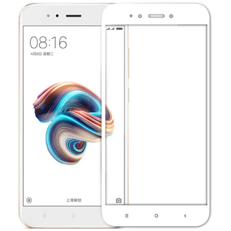 For MiA1 Xiaomi Mi A1 Xiaomi A1 Screen Protector Toughened Protective Film Guard Full Cover Premium Tempered Glass