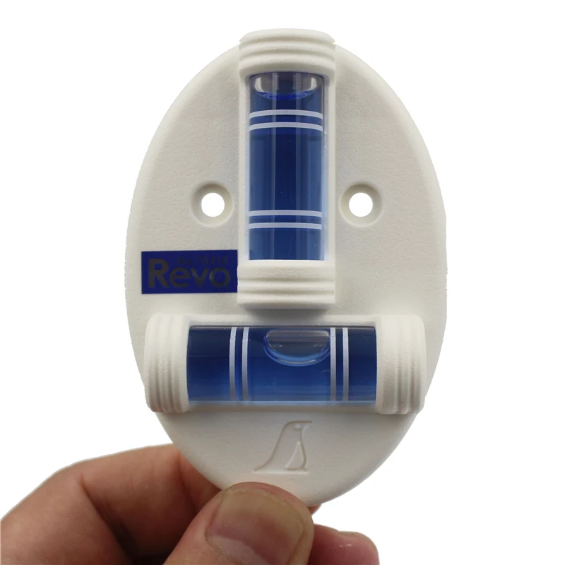 SHINWA REVO Multiple Specifications Clip type Straight Ruler T-shaped ellipse Mini level Bubble Spirit Blue Bubble Level