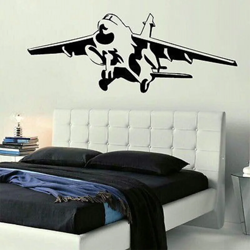 Aircraft wall stickers for kids room boy helicopter Decals DIY bedroom wall, Babysitting Childrens Vinyl wall sticker decoration