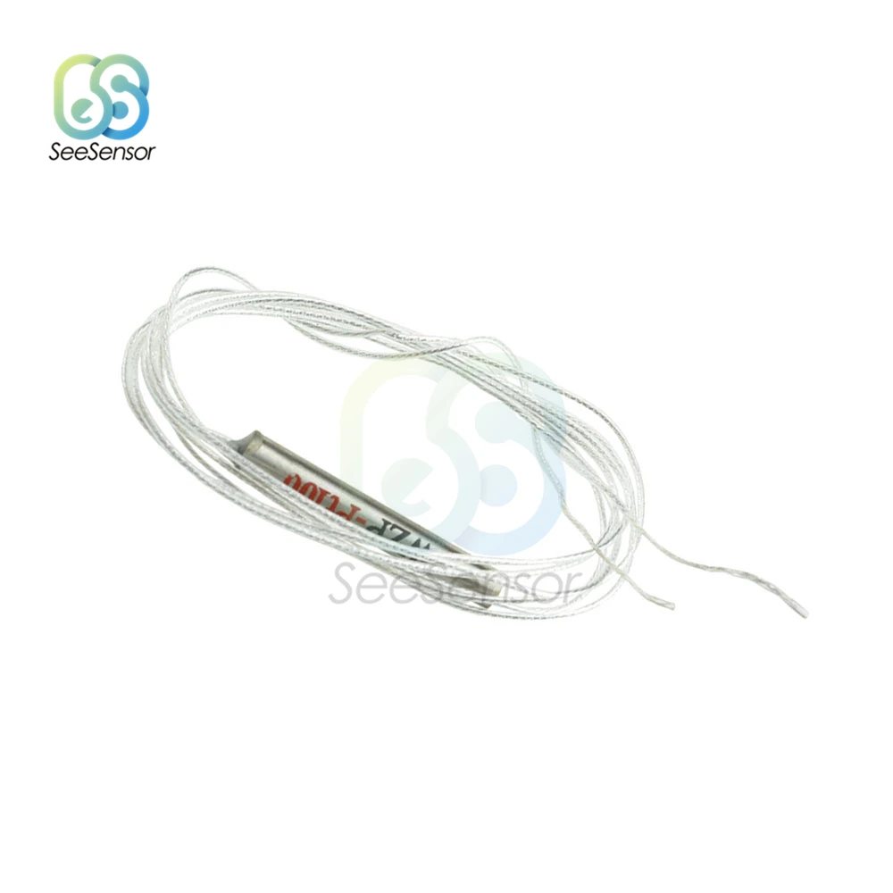 PT100 Platinum Resister Temperature Sensor Detector Waterproof Temp Probe -20~450 Celsius