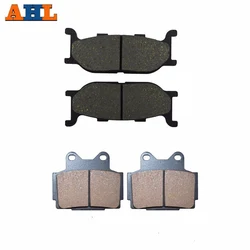 AHL Motorcycle Front & Rear Brake Pads For YAMAHA XJ 600 XJ600 S Black Brake Disc Pad