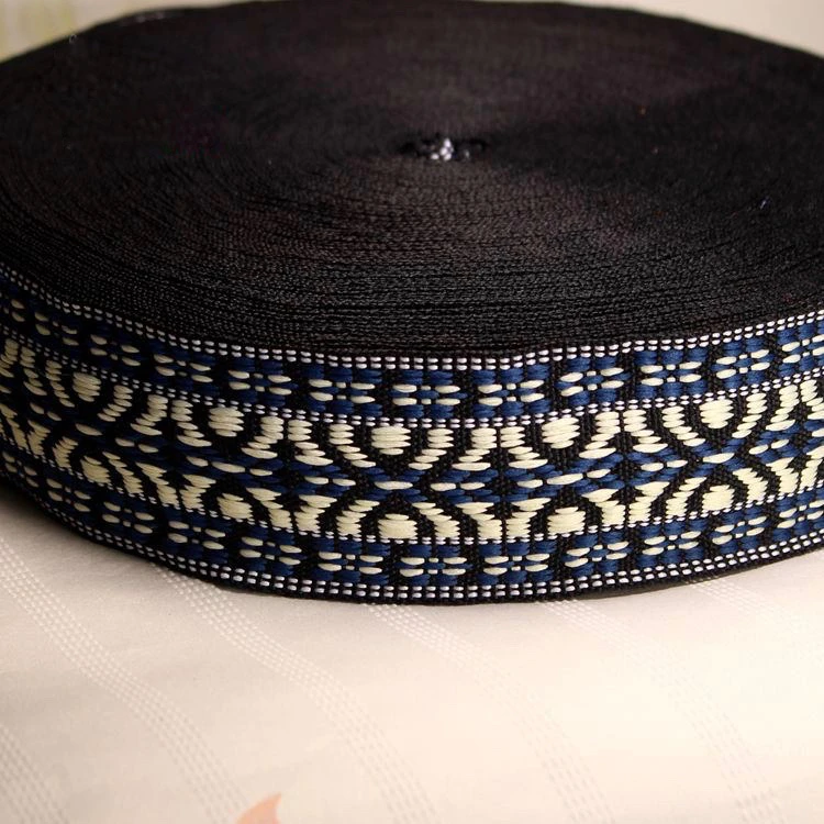 5yard embroidery ethnic jacquard webbing woven tape lace ribbon trim 5cm tribal boho DIY garment bag accessory native zakka sew