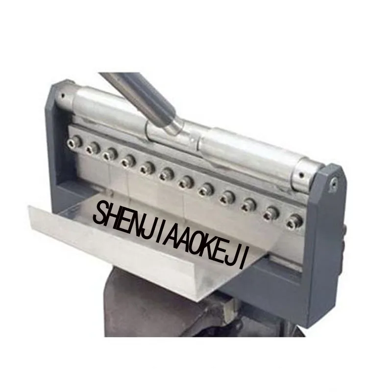 New Small manual bending machine 11224 Aluminum plate galvanized plate folding machine desktop bending machine tools 1pc