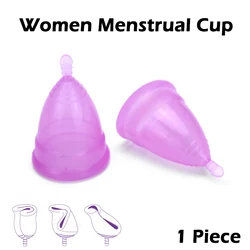 1 PC Reusable Feminine Menstrual Cup Silicone Medical Women's Hygiene Lady Cup Coppetta Mestruale Coupe Menstruelle Medical