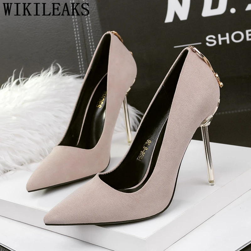 Dress Shoes Women Extreme High Heels Women Pumps Black Heels Evening Shoes Wedding Heels Elegant Shoes Chaussures Femme Ayakkabi