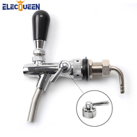 Beer tap faucet Adjustable Faucet with chrome plating Flow Control beer faucet  Homebrew making tap