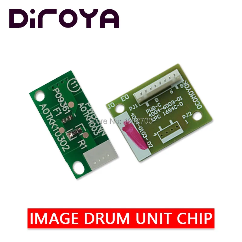 8PCS IU-711K IU711C IU711 M Y drum cartridge chip for Konica Minolta Bizhub C654 654 C754 754 Photocopier Imaging unit reset