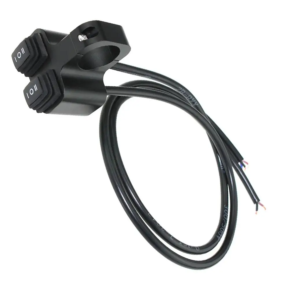 Universal Waterproof 12V Handlebar Three-Way Switch Button Spotlight Switch Multifunction for Motorcycle image 4