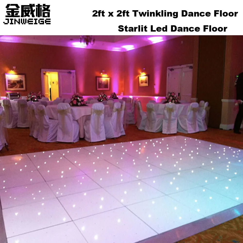 

2ft *2ft White/RGB Color Twinkling Starlite Dance Floor Led Star Tiles DJ Disco Party Wedding Stage Light