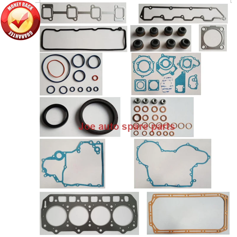 

Yanmar 4D92E 4D94LE 4D94E 4TNE92 4TNE94 4TNE94L Engine Full gasket set kit for HYSTER AND YALE FORKLIFT MODELS YM729901-92660