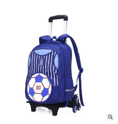 Wheeled backpack for kids Rolling bags for boys Student trolley backpack school bags with wheels Children travel trolley Mochila