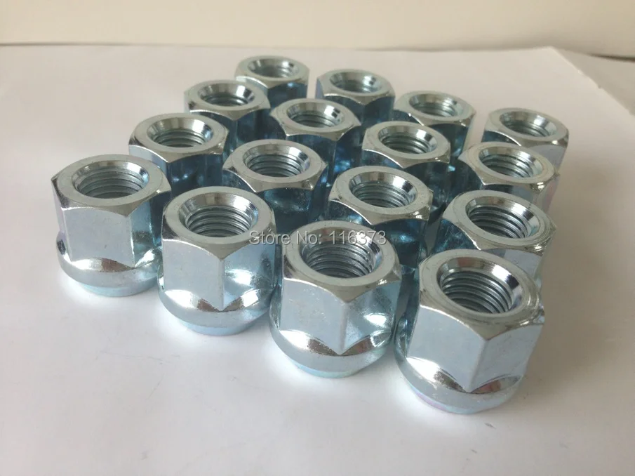 20PCS OPEN END BULGE ACORN WHEEL LUG NUTS 12X1.5 ZINC FINISH for Chevrolet El Camino 1964-1981