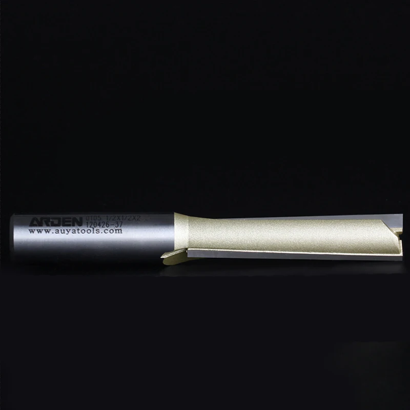 炭化タングステンストレートフルートビット、木工工具、炭化タングステン、フライス、1/2 "、1/2" 、1個