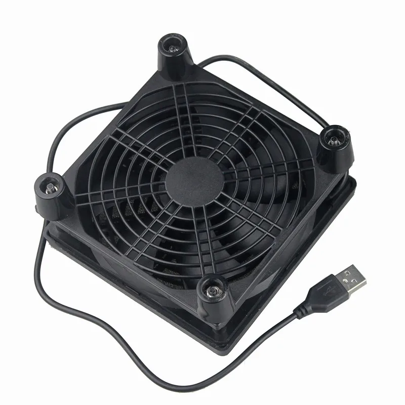 Gdstime 5V USB TV Box Wireless Router Cooling Cooler Fan 120mm 12CM 120x120x25mm PC Latop Computer Cooling Cooler Fan
