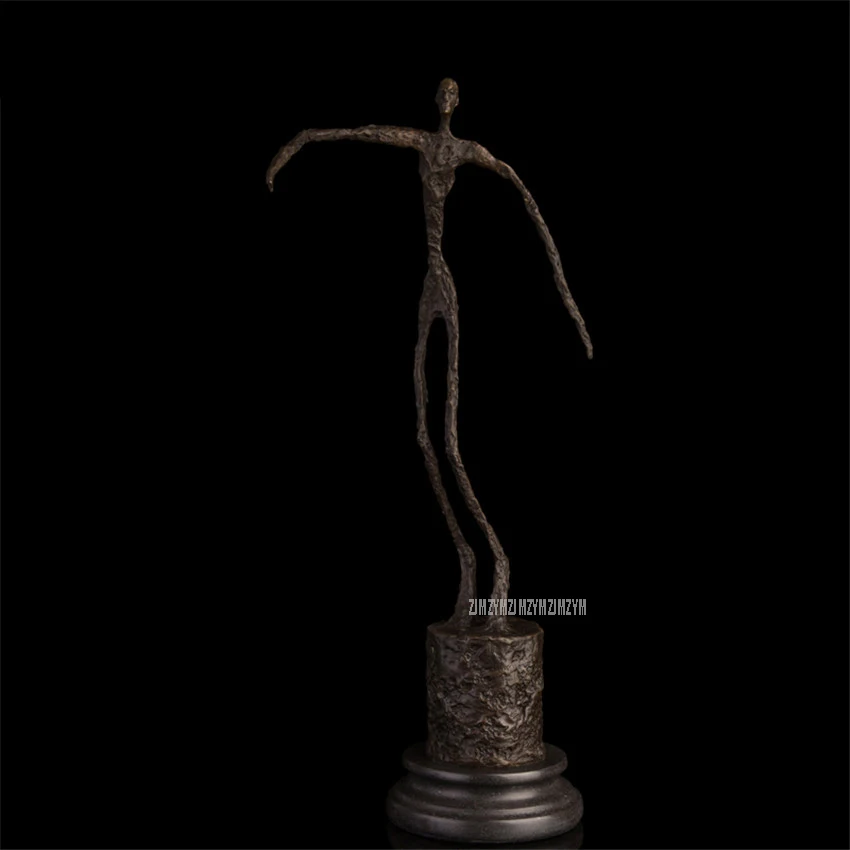 

Nouveau искусство человеческого тела Скелет абстрактные скульптуры статуи современные изделия из меди и латуни бронзовое украшение домашний офис DS-474