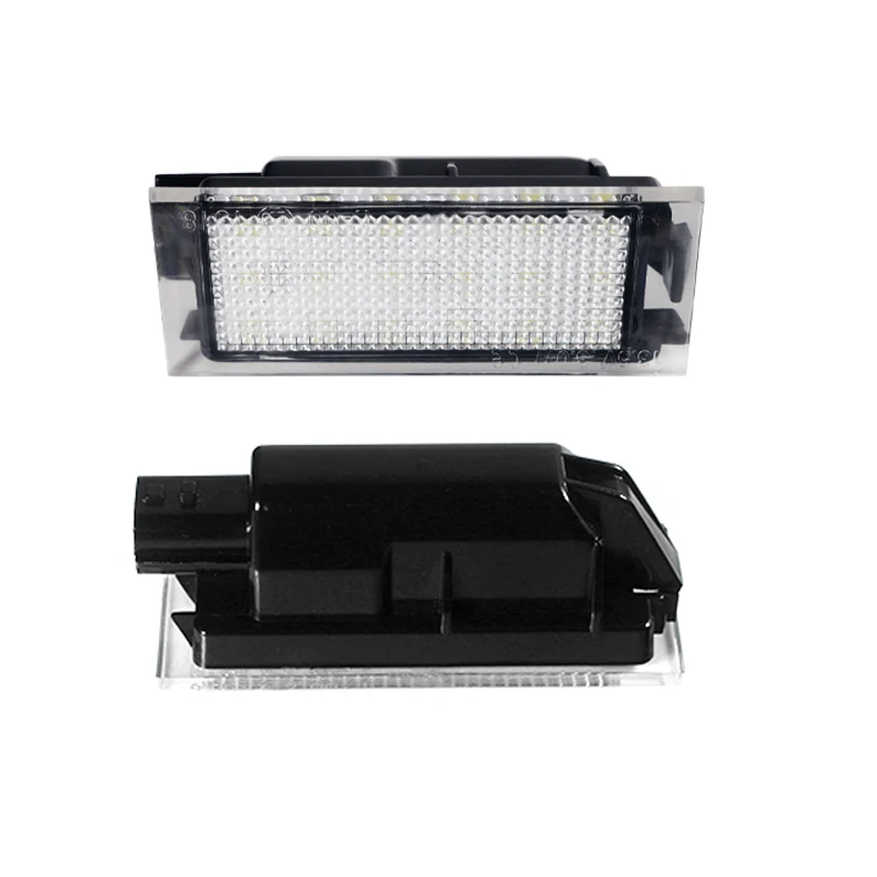 1PC Car LED White Number License Plate Lights For Renault Megane 2 Clio Laguna 2 Megane 3 Twingo Master Vel Satis Opel Movano