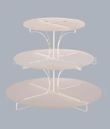 wedding decoration/ 3 Tier Modern Clear Acrylic Square Cupcake Stand