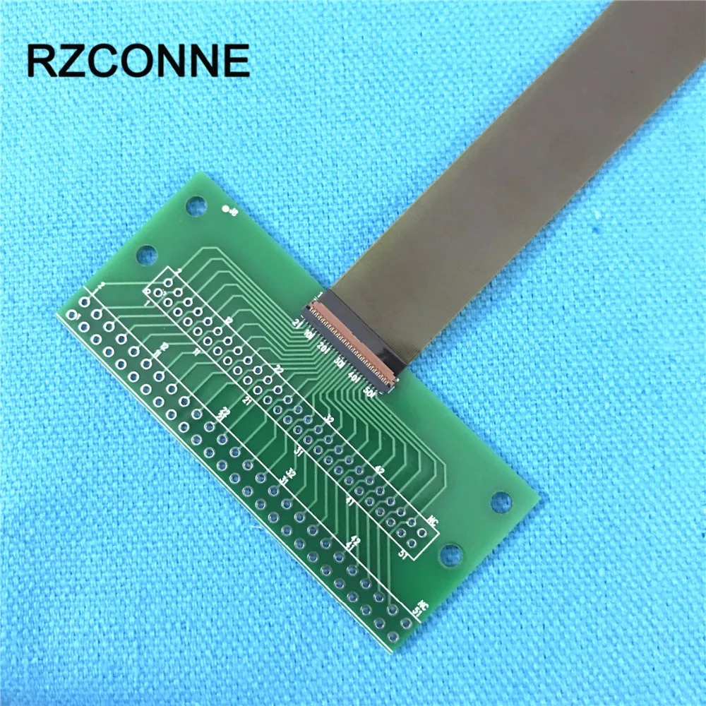 51Pin Connector 2.0mm 2.54mm cable to 0.3mm Pitch DIP FPC LVDs MIPI Adapter with FPC Flexible Flat Cable 60mm-250mm choose