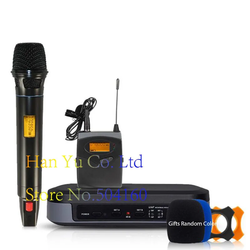 

Professional wireless microphone High-end 2-channel microphone Lapel 2 Headset Automatic infrared automatic search frequency G-3