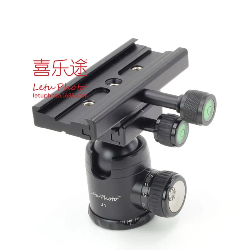 

XILETU QR-120 Universal Clamping Clamp+PU-120 Quick Release Plate 1/4'-3/8inch Interface Screw For Tripod&Monopod