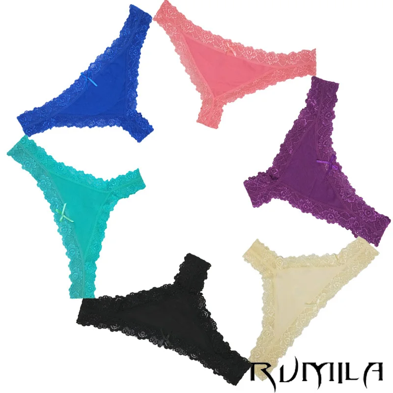 

Cotton multi-color Sexy cozy comfortable Lace Briefs thongs women Underwear panties Lingerie for women 12pcs/lot 87232
