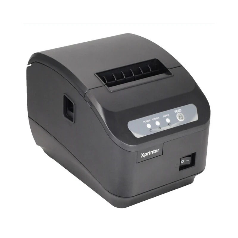 

High Quality XP-Q200II Thermal Printer 80mm POS Receipt Printer Auto Cutter Kitchen Printer 200mm/s with USB+Serial / Lan Port