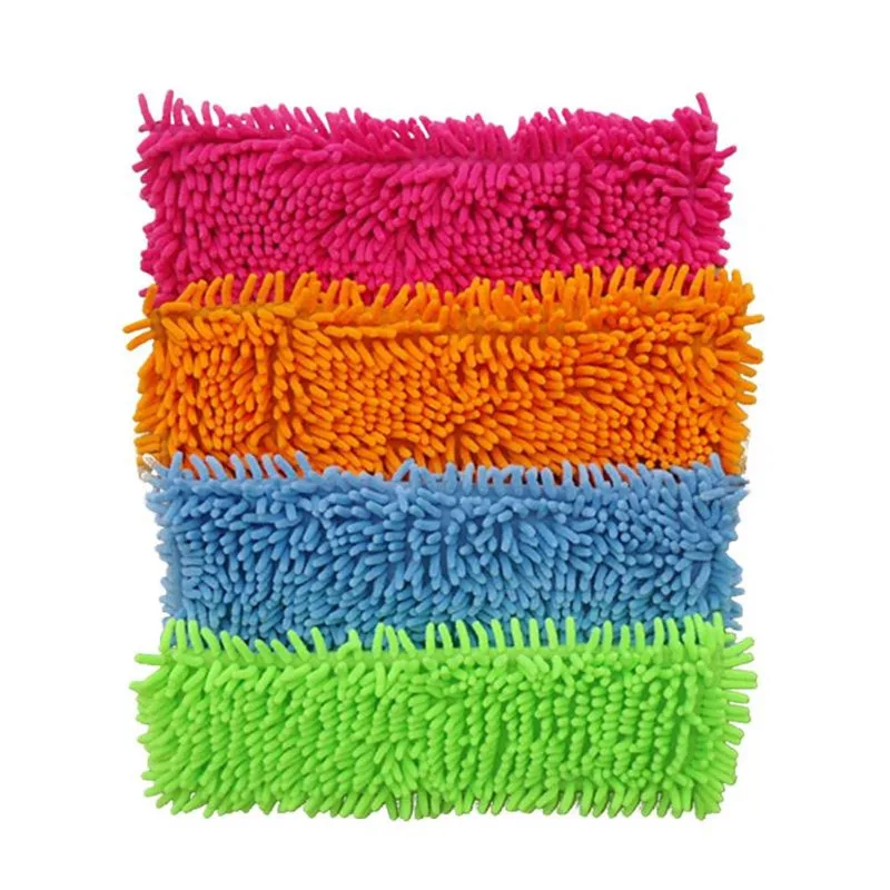 Home Cleaning Pad Chenille Household Dust Mop Head Replacement Microfiber Replace Rectangle Mop Heads drop shipping