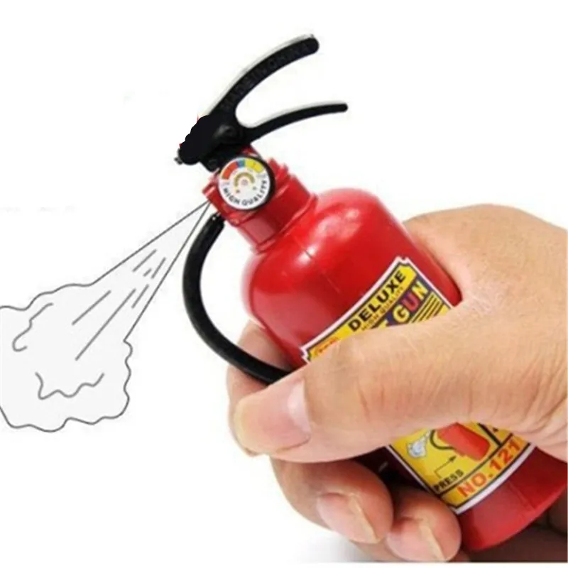 Prank supplies novelty products funny gadgets waterpistool plastic Fire extinguisher water gun gag children water summer toys