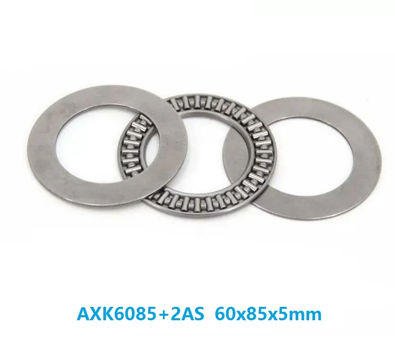 

10pcs/lot AXK6085+2AS Plane Thrust Need Roller Bearing 60x85x5mm needle roller cage assemblies 60*85*5mm