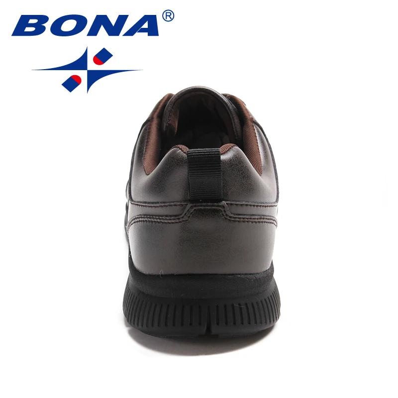 BONA-zapatos informales con cordones para hombre, zapatillas planas de microfibra, cómodas, ligeras y suaves, envío rápido