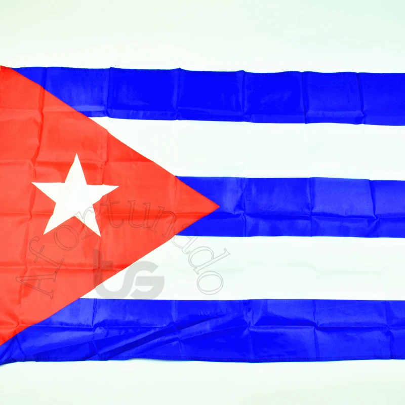 Cuba 90*150cm Cuban flag Banner  3x5 Foot national flag for meet,Parade,party.Hanging,decoration