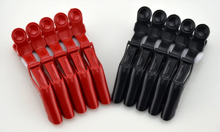 Unique hinged clips hair Tamer Croc Hair Styling Clips-Black,red-10 Pack for Women Girl Accessories NEW