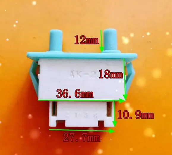 Refrigerator Parts Fridge Door Switch 250V 0.25A/125V 0.5A with 4 pins