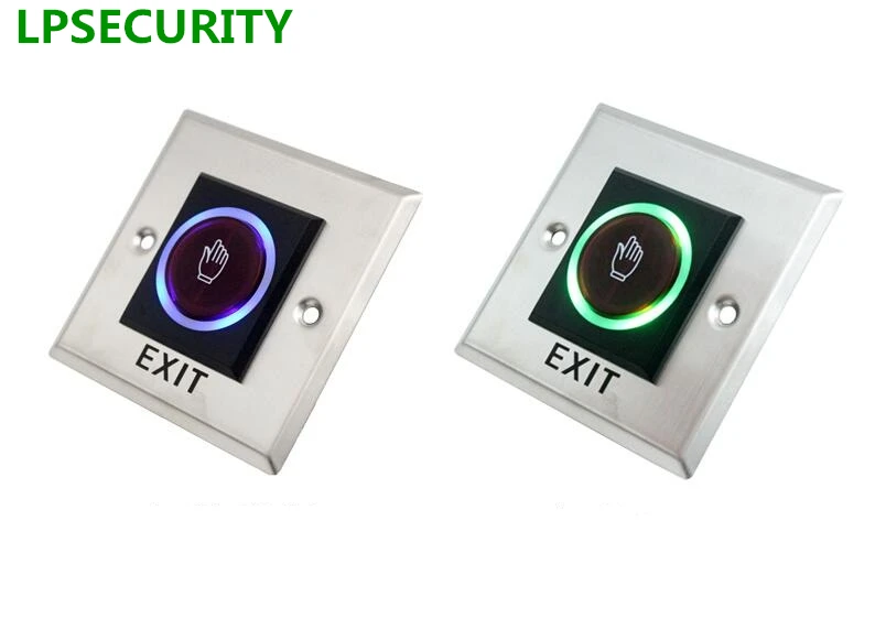 NO NC infrared sensor exit button door release no touch palm shape model for gate door access control