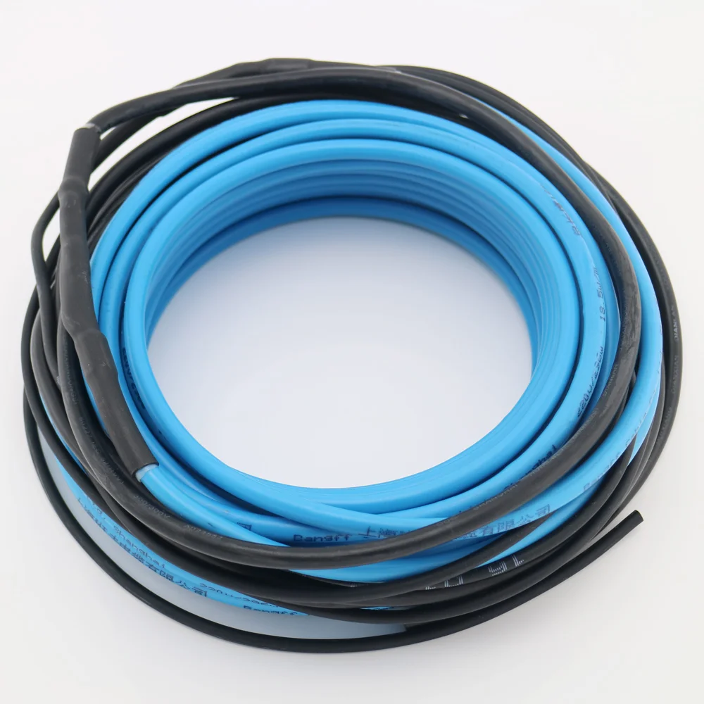 

18.5W/M Single Conductor Electric Heating Cables With Power Line For Undefloor Heating System