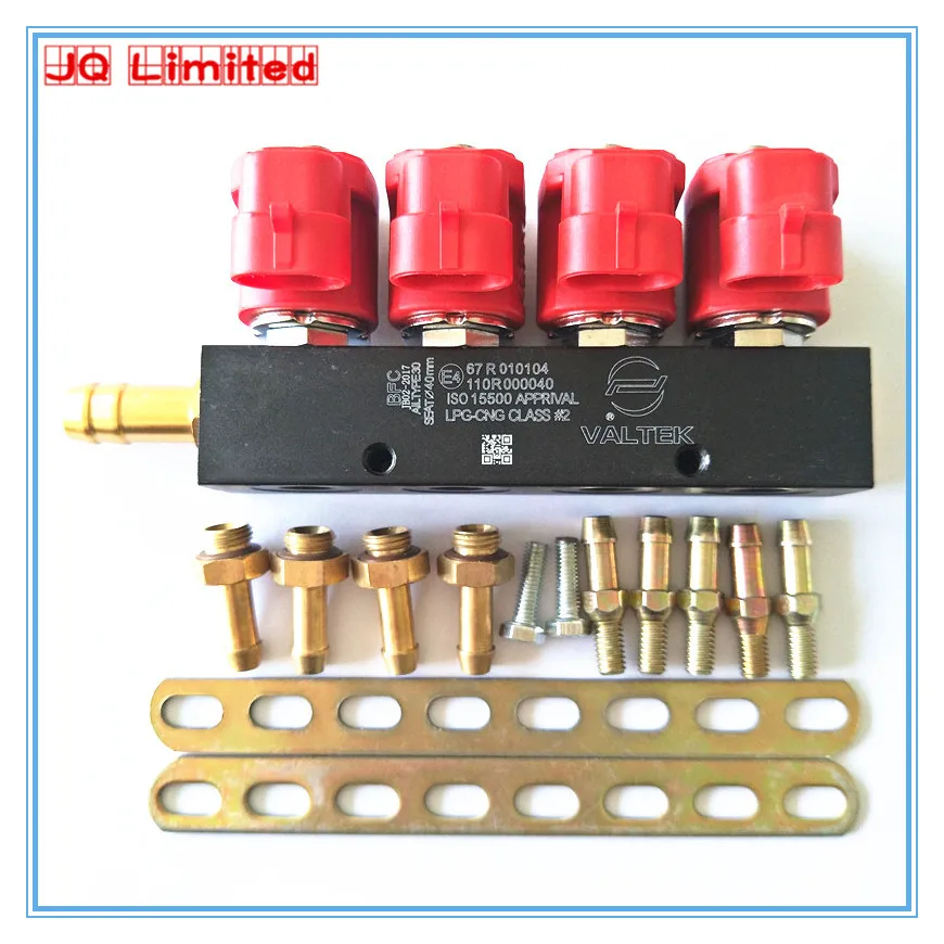 CNG Silent high speed CNG LPG Injector Rail 3Ohms for 4cylinder Sequential injection System Common Injector Rail and accessories